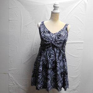 Size XXL Bathing suit dress Black and White